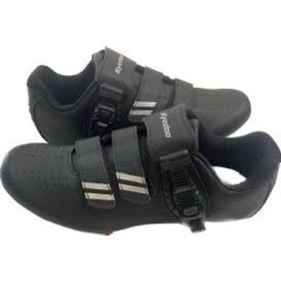 Kyedoo Size 46 Indoor Cycling Shoes Black With Delta Cleats Workout Gym Spin main image 7